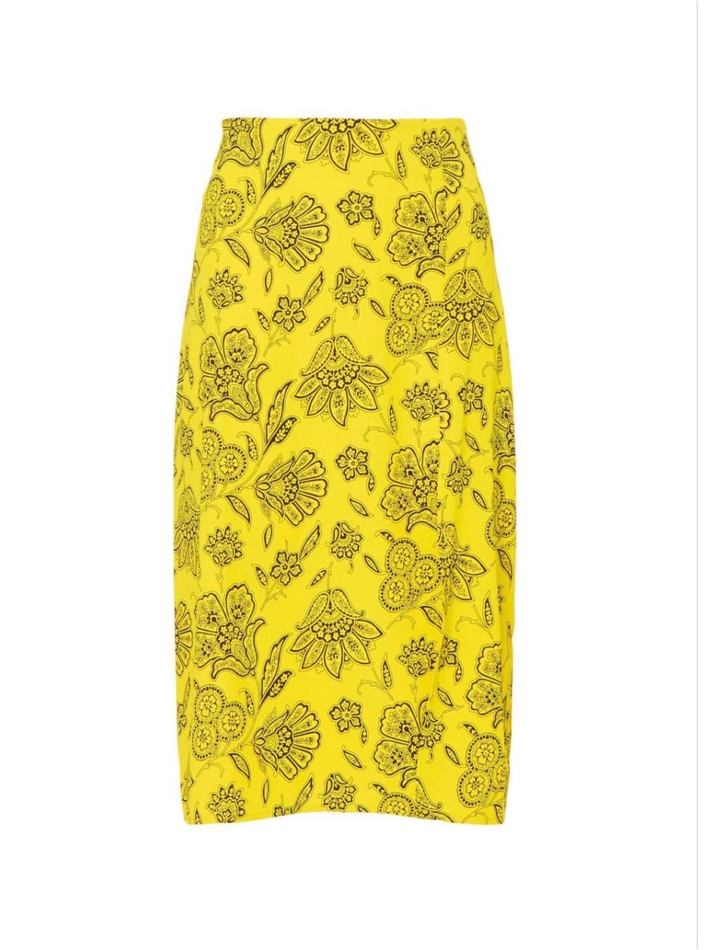Saunders~Amelie Yellow Floral Midi Skirt~Size 4~$225~